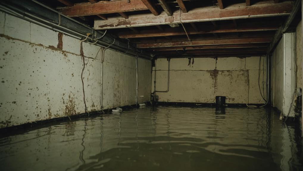 Emergency water extraction equipment in use during burst pipe cleanup in Jersey GA